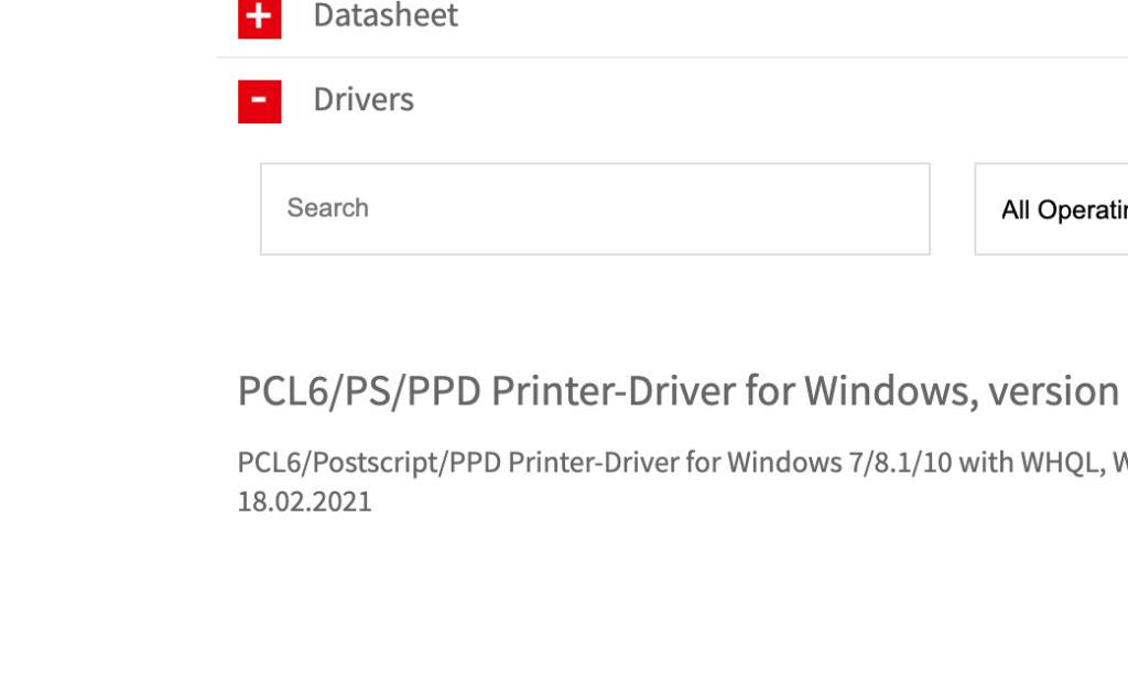 sharp printers drivers for windows 7