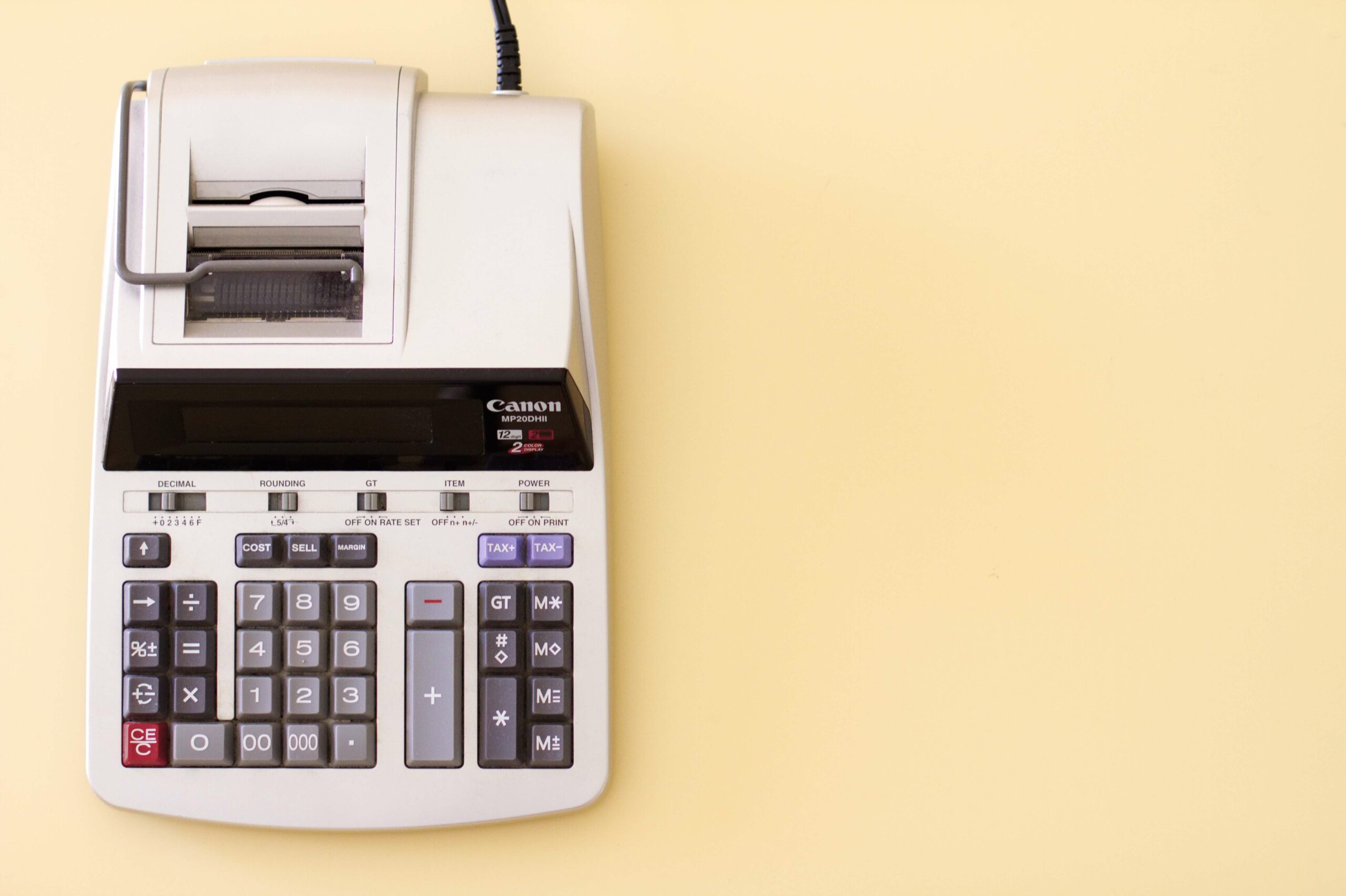 calculator for tax on a photocopier lease